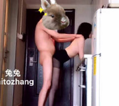 Black silk OL slut is full of water-91 rabbit madou sex