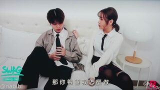 Nana uses her body to solve the problem of female students cheating together madou sex