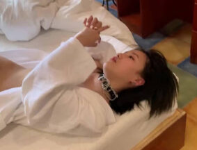 The contrasting bitch was trained by the scumbag in the hotel room-Su Su madou sex