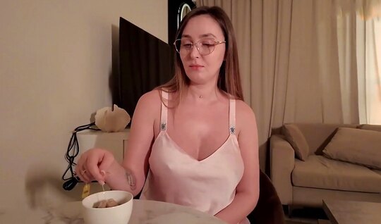 A Big-Assed Russian Woman Skillfully Straddled A Guy'S Strong Shaft