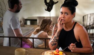 Hot mother was in a pleasant shock from group sex