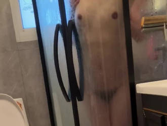 The older brother went out to drive a big truck