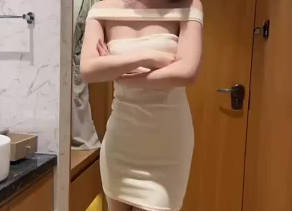 White pencil skirt, uniform, stockings, and high heels – Affectionate Little K madou sex