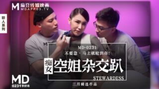 Peach Video: Passionate Flight Attendant Orgy Yanxi MD0231 madou sex