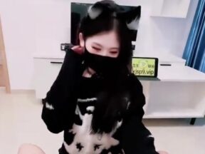Banana Show xjx737 Cat-eared Miss seduces muscular security guard into having sex and ejaculating inside him madou sex