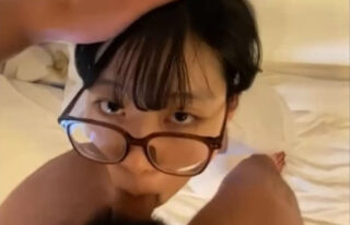 He looks cool wearing glasses. madou sex