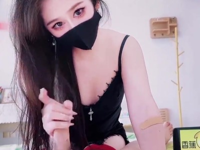 Banana Show xjx824 Black Stockings Little Slut Hooks Up with Handsome Guy at Hotel and Gets Hard-Hit by a Big Dick